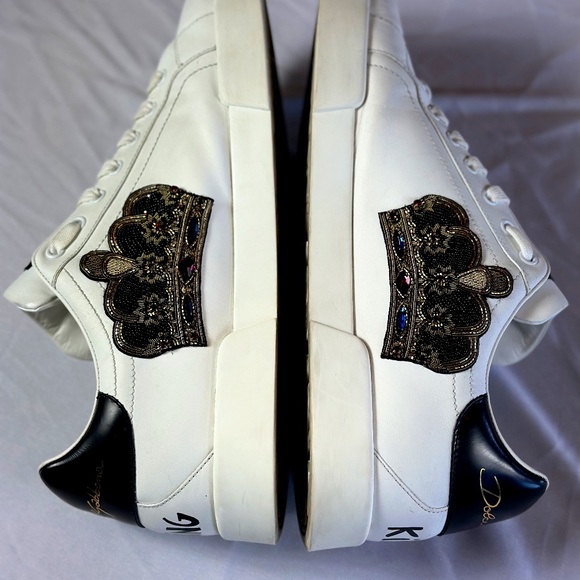 Dolce Gabbana King Logo \'White\' Gender: Men Size: 10.5 main image 6